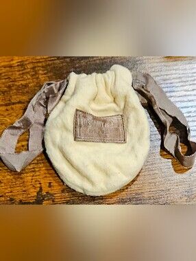 RARE Vintage Tiffany & Co Yellow Felt Dust Bag Elsa Peretti Jewelry Pouch